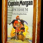 The famous Captain Morgan mirror
