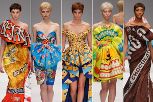 The inspiration -- designers such as Jeremy Scott and Moschino